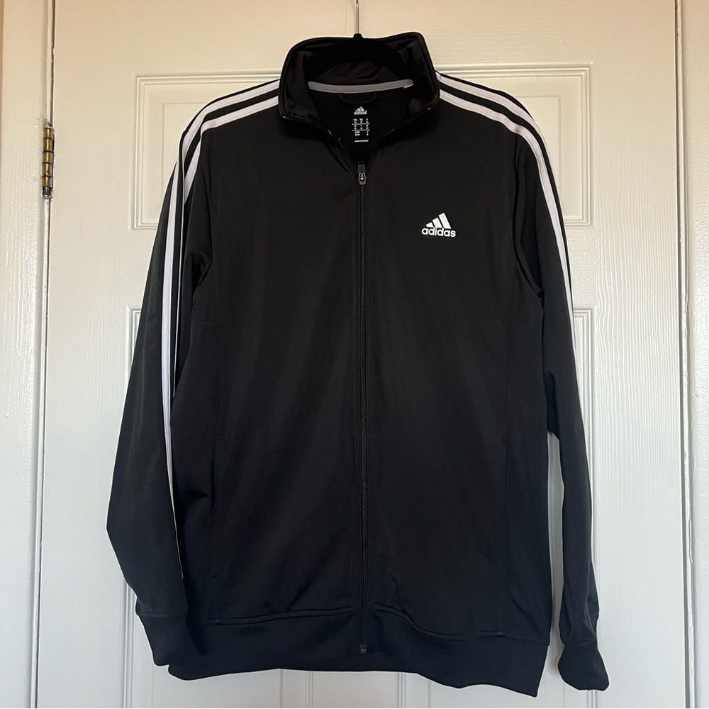 Adidas Men's Black and White light Jacket